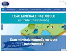 Tablet Screenshot of nestle-waters.fr